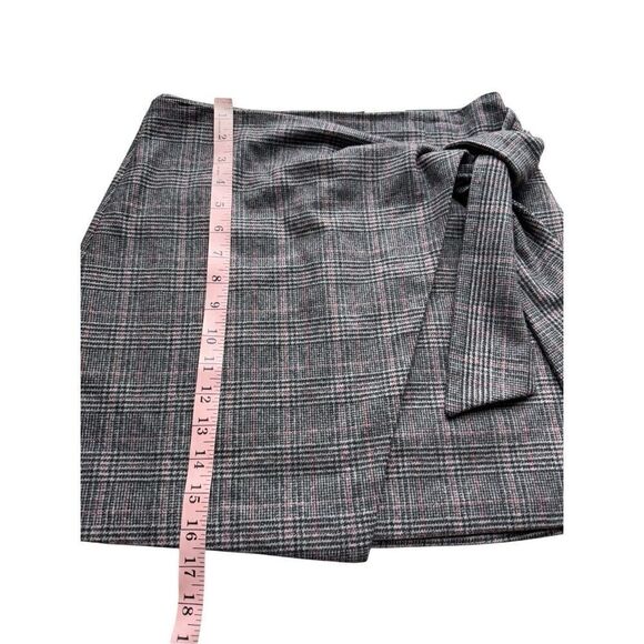 Aritzia Wilfred Dorine Front Wrap Wool Blend Mini Skirt - Picture 10 of 12